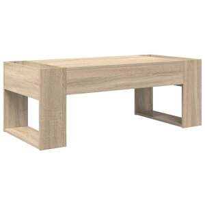 vidaXL Table basse Chêne Sonoma 110 x 50 x 41 cm Bois d'ingénierie