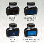 Parker quink flacon d'encre bleue/noire  57 ml