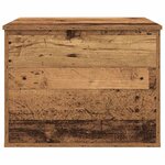 vidaXL Boîte de Rangement avec stockage Bois ancien 60 x 42 x 46 cm