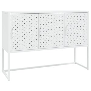 vidaXL Buffet Blanc 105x35x75 cm Acier