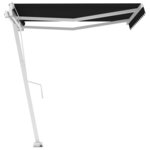 vidaXL Auvent automatique sur pied 300x250 cm Anthracite