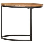 vidaXL Tables gigognes 3 Pièces Bois d'acacia massif