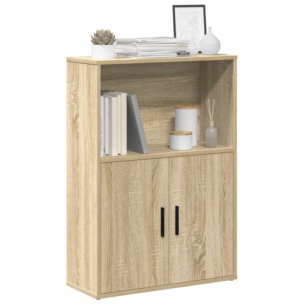 vidaXL Bibliothèque chêne sonoma 60x24x85 cm bois d'ingénierie