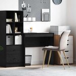 vidaXL Bureau Chêne noir 80 x 40 x 76 cm Bois d'ingénierie