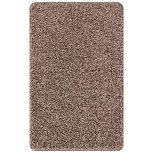 vidaXL Tapis de bain antidérapant Marron 60 x 90 cm PP