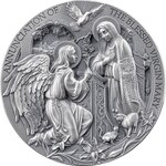 L'ANNONCIATION Histoires de la Bible Pièce de monnaie en argent de 2 Once 2000 Francs Cameroun 2025