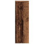 vidaXL Supports pour plantes 2 Pièces vieux bois bois d'ingénierie