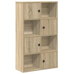 vidaXL Bibliothèque chêne sonoma 60x24x101 5 cm bois d'ingénierie