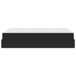 vidaXL Lit avec rangement et matelas Noir 140 x 200 cm Velours