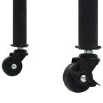 vidaXL Table console MDF et bois de sapin 100 x 33 5 x 80 cm