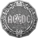 Pièce de monnaie en Argent 50 Cents g 18.24 Millésime 2023 ACDC