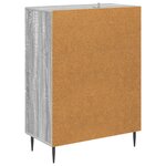 vidaXL Armoire à tiroirs Sonoma gris 66 x 34 5 x 89 5 cm