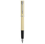 Waterman allure pastel stylo plume  jaune pastel  plume fine  encre bleue  coffret cadeau