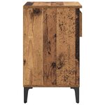 vidaXL Cabinet à chaussures avec tiroir Bois ancien 102 x 36 x 60 cm