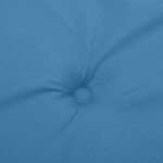 vidaXL Coussin de chaise longue bleu mélangé (75+105) x 50 x 4 cm tissu