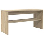 vidaXL Meuble TV Chêne Sonoma 80 x 30 x 40 cm Bois d'ingénierie