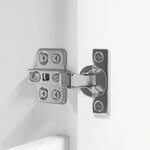 vidaXL Ensemble de mobilier de salle de bain avec tiroir 3 Pièces Blanc