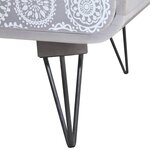 vidaXL Armoire latérale avec 3 tiroirs Gris