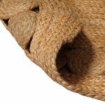 vidaXL Tapis de surface Naturel Ø 210 cm Jute