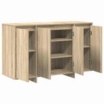 vidaXL Buffet Chêne sonoma 120 x 41 x 75 cm Bois d'ingénierie