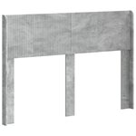 vidaXL Tête de lit Gris béton PB