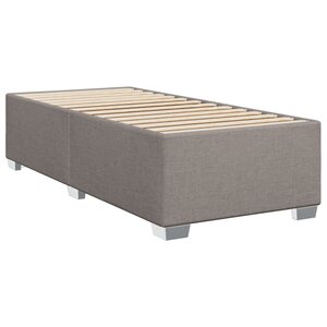 vidaXL Cadre de lit Taupe 100x200 cm Tissu