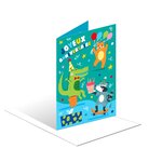Carte Musicale D'anniversaire - Animaux - Draeger paris