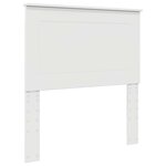 vidaXL Tête de lit Blanc brillant 100 cm Bois d'ingénierie