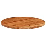 vidaXL Dessus de table Ø70x2 5 cm rond bois massif d'acacia
