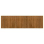 vidaXL Tapis rectangulaire marron 60x200 cm bambou