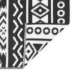 vidaXL Tapis d'extérieur ARAKIL Noir 160x230 cm PP