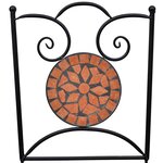 vidaXL Chaises pliables de bistro 2 Pièces Céramique Terre cuite