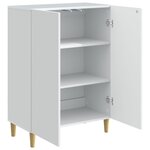 vidaXL Buffet Blanc 66 x 34 5 x 90 cm Bois d'ingénierie