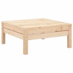 vidaXL Repose-pied de jardin bois de pin massif