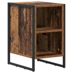 vidaXL Table de chevet 2 Pièces Bois Ancien 39.5 x 30 x 50 cm