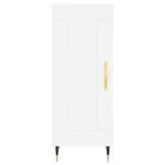 vidaXL Buffet blanc 34 5x34x90 cm bois d'ingénierie