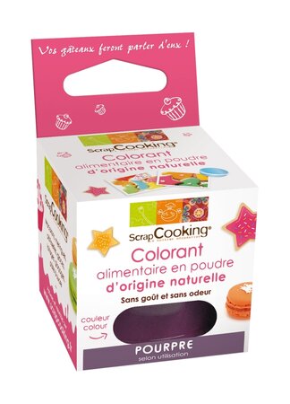 Colorant alimentaire (naturel) Pourpre - Scrapcooking