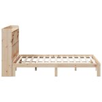 vidaXL Lit bibliothèque sans matelas 180x200 cm bois massif de pin