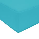 vidaXL Coussin de canapé d'extérieur Polyester Turquoise 60 x 60 cm