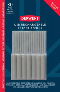 Recharge pour Stylo-gomme électrique USB Derwent 20 pièces