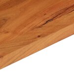 vidaXL Dessus de table 80x50x3 8 cm rectangulaire bois massif d'acacia