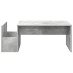 vidaXL Table basse Gris béton 90 x 45 x 35 cm Bois d'ingénierie
