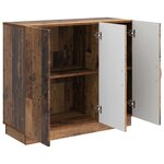 vidaXL Buffet Bois ancien 89 x 34 5 x 77 cm Bois d'ingénierie