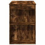 vidaXL Table de bar chêne fumé 102x70x103 5 cm bois d'ingénierie