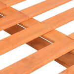 vidaXL Cadre de lit de palette Marron Bois de pin massif 180 x 200 cm