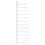 vidaXL Casier à vin mural pour 36 bouteilles Blanc Fer