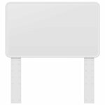 vidaXL Tête de lit Blanc 80 cm Bois d'ingénierie