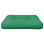 vidaXL Coussin de palette vert 50x50x12 cm tissu