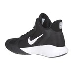 NIKE Chaussures de basketball PRECISION III - Homme - Noir/Blanc