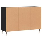vidaXL Buffet noir 103 5x35x70 cm bois d'ingénierie